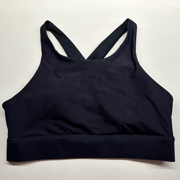 Fabletics No Bounce High Impact Black Sports Bra - Picture 2 of 7
